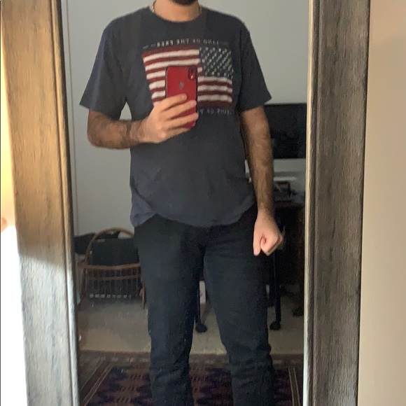 Great American Lakes USA Flag Shirt - M Size - Picture 2 of 3